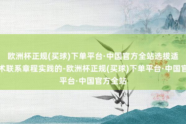 欧洲杯正规(买球)下单平台·中国官方全站选拔适用新战术联系章程实践的-欧洲杯正规(买球)下单平台·中国官方全站