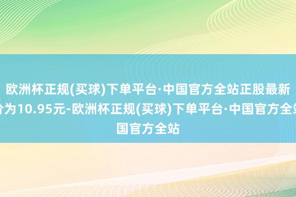 欧洲杯正规(买球)下单平台·中国官方全站正股最新价为10.95元-欧洲杯正规(买球)下单平台·中国官方全站