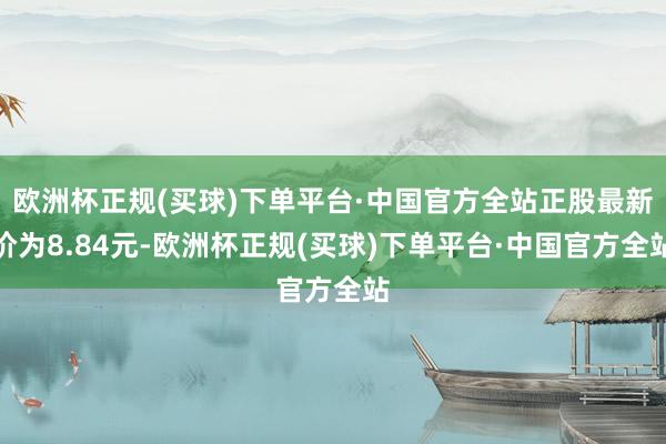 欧洲杯正规(买球)下单平台·中国官方全站正股最新价为8.84元-欧洲杯正规(买球)下单平台·中国官方全站