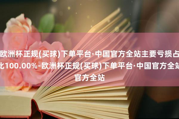 欧洲杯正规(买球)下单平台·中国官方全站主要亏损占比100.00%-欧洲杯正规(买球)下单平台·中国官方全站